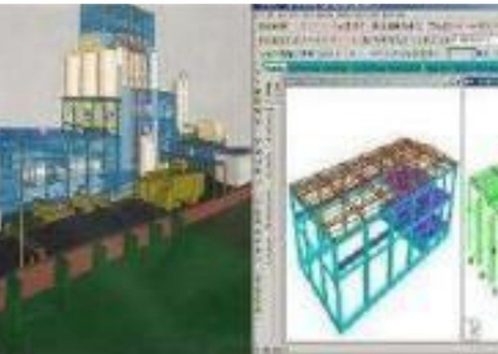Plant structure and BIM model